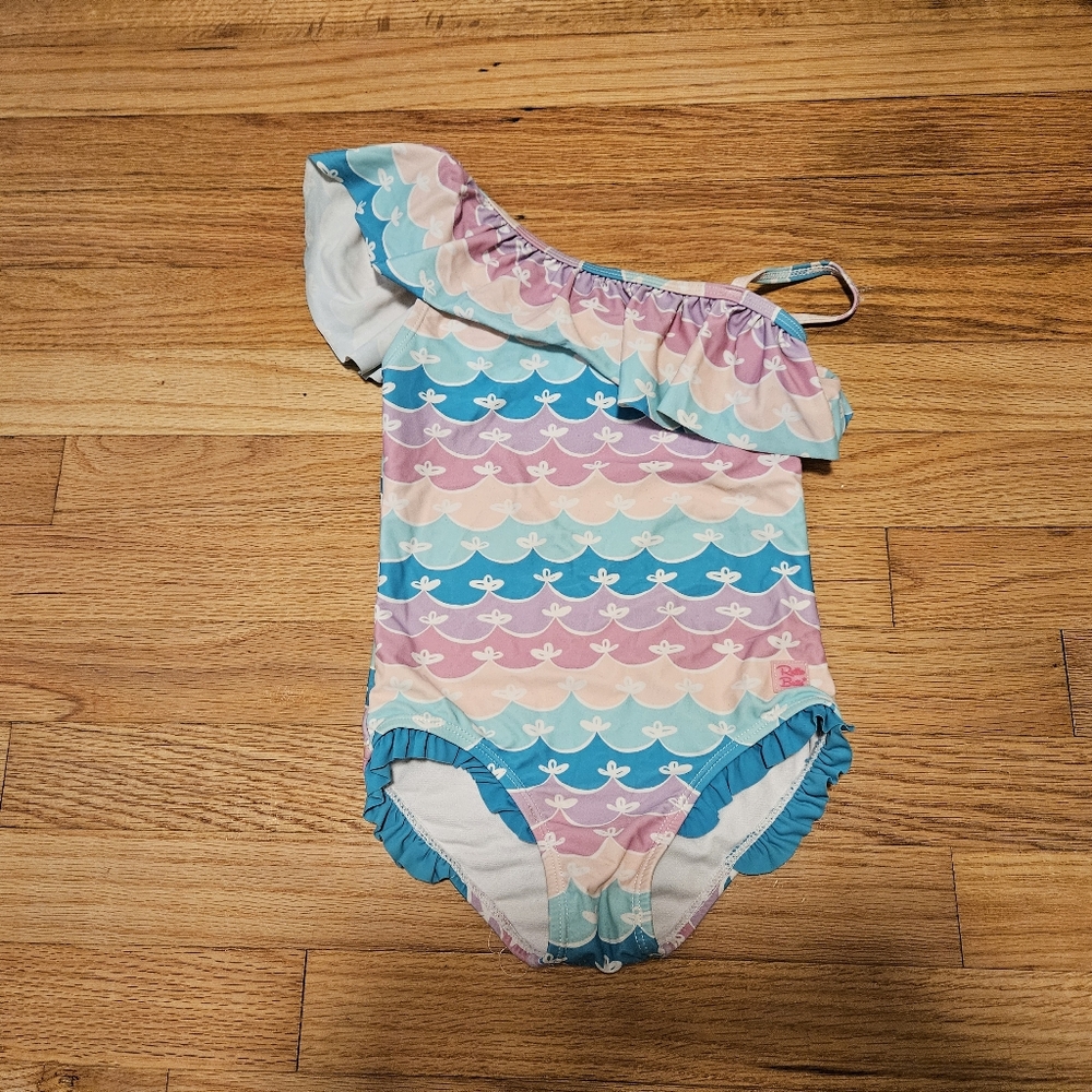 Ruffle Butts Girls One Piece Swimsuit Bathingsuit Size 5